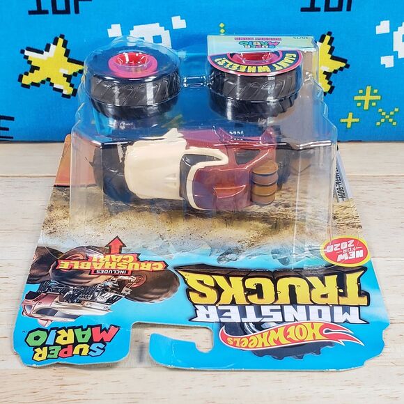 Hot Wheels Super Mario Donkey Kong Monster Trucks w/ Crushable Car 2019 30/75 - Picture 5 of 6
